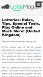 Mobile Screenshot of lottomag.com